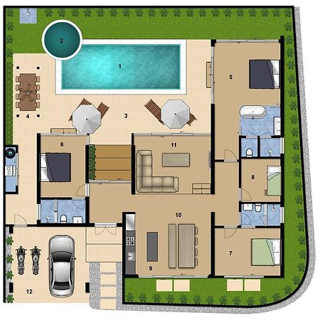 Villa Desi Пляж Банг Тао Экстерьер фото